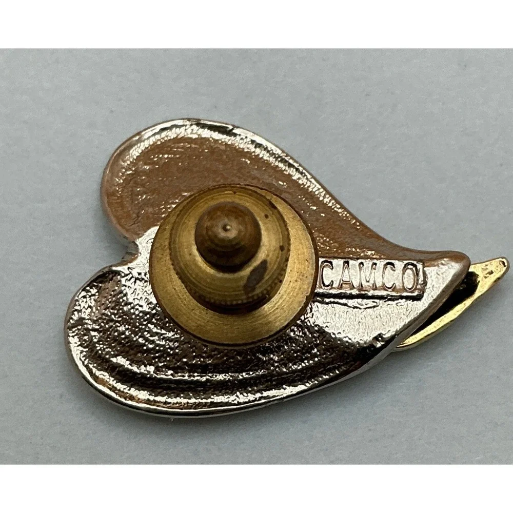 Camco Guardian Angel‎ Two Tone Gold Silver Pin